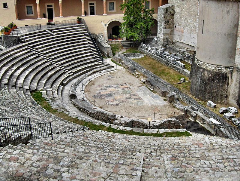 audioguida Teatro romano di Spoleto
